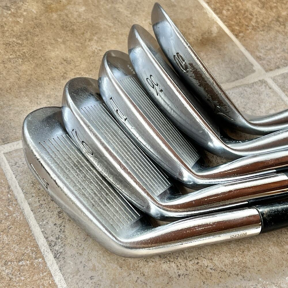 Mizuno Iron Set MP-60 FORGED 3-7 9-PW SW LW MP Series S300 Stiff RH NO #8 "FAIR" - Picture 6 of 16